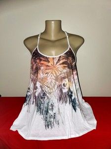 New Condition*ROCK & REPUBLIC Racer Back Top Women Large=36" to 38" Bust Straps